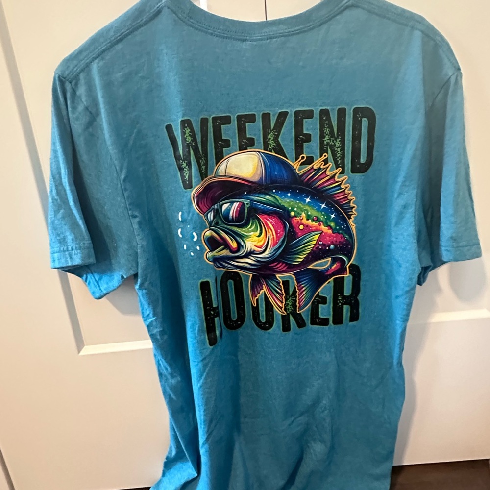 Gildan Blue Graphic Tee - Short Sleeve